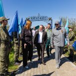 В Алексеевском районе единороссы посетили новый парк и отремонтированный детский сад