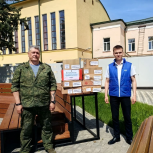 Штаб общественной поддержки «Единой России» направил гуманитарную помощь бойцам полка 1044