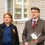 Оркестр для фронтовиков накануне Дня Победы