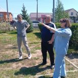 В Сорочинске продолжается благоустройство улиц: новый тротуар и ремонт возле школы