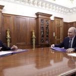 Состоялась встреча Президента России Владимира Путина с Главой Мордовии Артёмом Здуновым