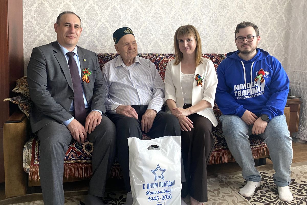 В Буинском районе поздравили ветеранов с наступающим Днем Победы