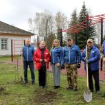 В Рязанской области единороссы провели акцию «Сад Памяти» и заложили Аллею Героев
