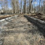 В Новодвинске приступили к благоустройству парка за городским культурным центром