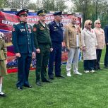 Марина Белькова приняла участие в детском турнире по мини-футболу в честь Дня Победы
