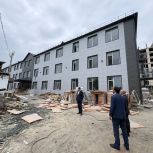 В Дагестанских Огнях в рамках Народной программы проверили ход строительства новой школы