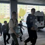 Активисты «Молодой Гвардии Единой России» помогают пострадавшим после атаки ВСУ на Чебоксары