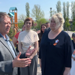 Панков рассказал, как ведутся гарантийные работы в сквере на Прессовой