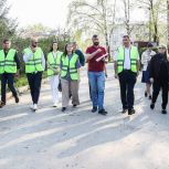 Депутат Рязанской городской Думы  Максим Стрельцов оценил ход благоустройства ЦПКиО