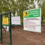 Активисты партпроекта «Защита животного мира» проверили площадки для выгула собак в Московском районе столицы