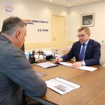 Владимир Якушев обсудил с Игорем Кобзевым вопросы развития Иркутской области