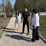 Владимир Рожков проверил ход благоустройства индустриального парка «ПодЗавод» в Сасовском округе