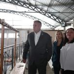 Игорь Бабушкин проинспектировал ход капитального ремонта политехнического колледжа
