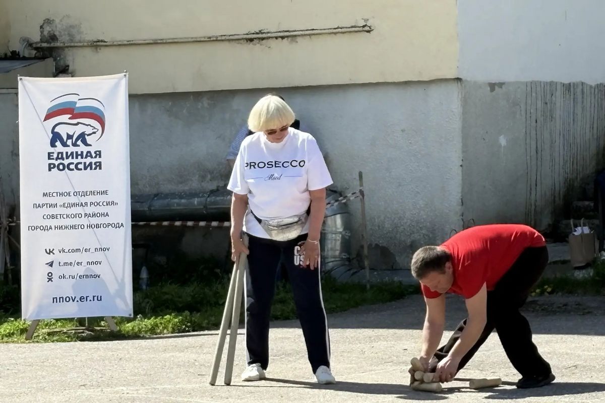 Турнир по русским городкам прошел в Нижнем Новгороде
