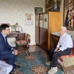 «Единая Россия» поздравила с наступающим Днём Победы ветерана Великой Отечественной войны