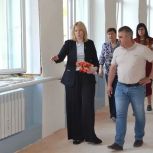 Партийцы оценили ход ремонта Морозово-Борковской школы в Сапожковском округе