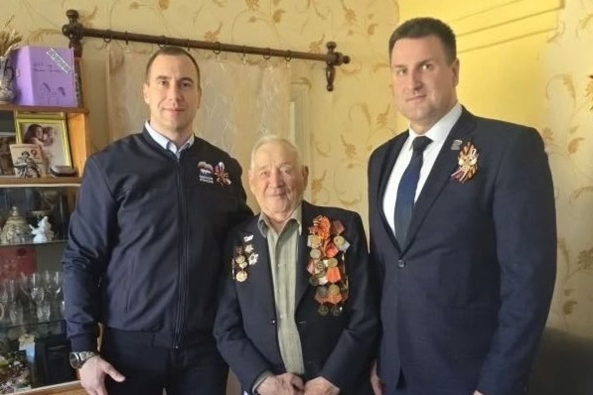 В дни празднования Великой Победы в Котласе чествовали ветеранов