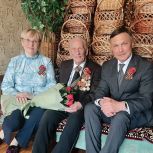 Николай Николаев в преддверии Дня Великой Победы навестил ветерана ВОВ