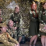 «Единая Россия» развернула пункт связиста времён Великой Отечественной войны в Геническе Херсонской области