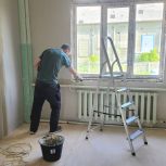 В п. Шестиозерный Няндомского округа капитально ремонтируется основная школа