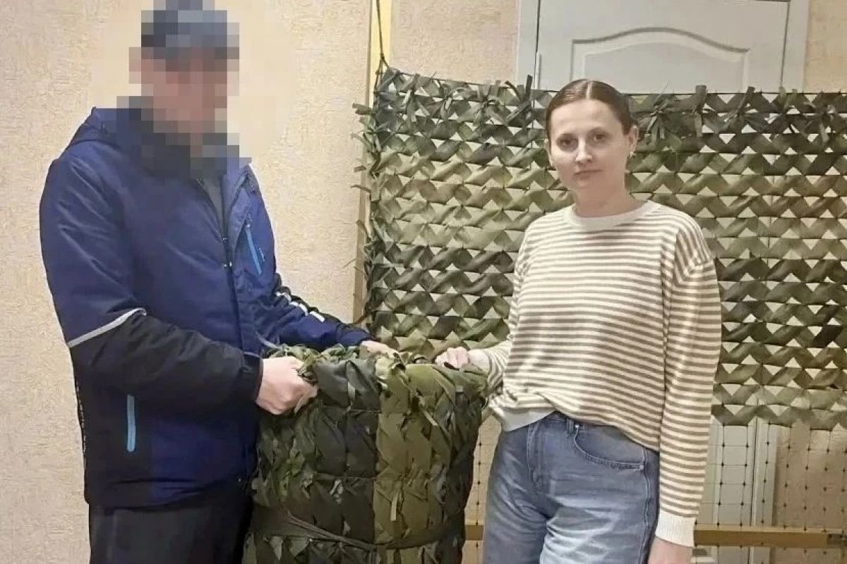 Партийцы передали очередные маскировочные сети на СВО