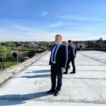 Сергей Кравцов проверил ход работы строящихся объектах Нязепетровска