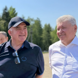 Сергей Ситников и Алексей Анохин посетили с рабочей поездкой Сусанинский район