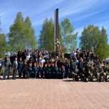 В Советском партийцы провели митинг в честь Героя России