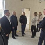 В Касимовском округе партийный десант оценил ход капремонта детского сада №18