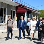 Александр Романенко проконтролировал капитальный ремонт школы в Курьинском районе