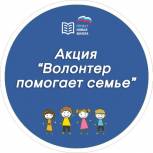 Московское отделение партии запускает акцию «Волонтер помогает семье»