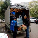 Волонтерский центр партии доставил в горбольницу Краснодара продовольствие