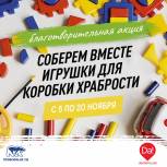 «Единая Россия» соберет игрушки и наборы для творчества для детей в больницах