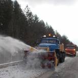 В Брянской области сформировано 77 патрульных отрядов  для оперативной очистки  дорог от снега и  заготовлено 225 тысяч тонн пескосоляных смесей