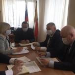 Депутаты областной Думы встретились с руководством управы Левобережного района