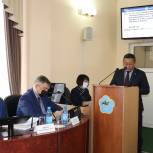 Сегодня состоялось заседание депутатской фракции «Единая Россия» в Верховном Хурале (парламенте) Республики Тыва