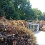 В Городищенском районе единороссы помогли решить вопрос утилизации растительных отходов