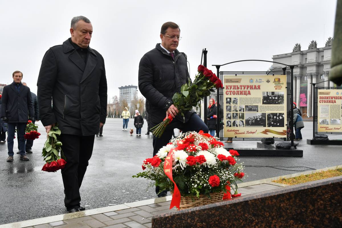 В Самаре отметили 80-летие со дня проведения легендарного военного Парада 7  ноября 1941 года