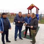 В Элисте открыта новая детская площадка