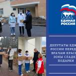 Депутаты «Единой России» вручили сладкие подарки медикам «красной зоны»