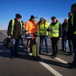 Проект «Безопасные дороги» посетил объекты дорожного строительства в Ростовской области