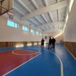 В одном из сёл Константиновского района обновили школьный спортзал
