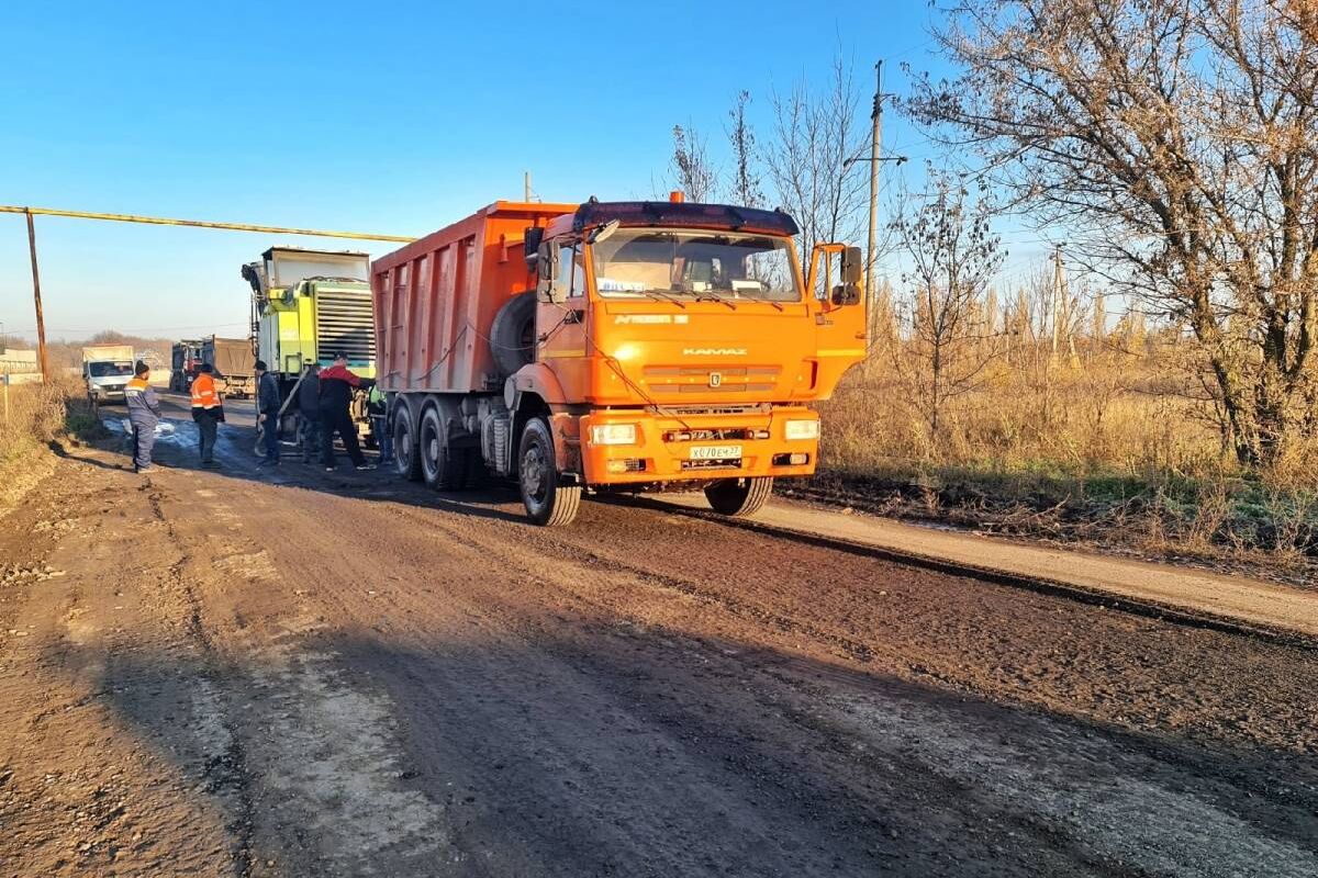 Тамбовская область приступила к капитальному ремонту автодороги в  Новоайдарском районе ЛНР