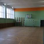 В Лебяжье завершен ремонт спортивного зала средней школы