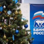 «Единая Россия» установит в ПВР для беженцев с Донбасса новогодние елки и поздравит военнослужащих на передовой
