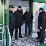 Андрей Пулин посетил новый строящийся ФАП в посёлке Первомайском