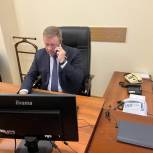Сенатор от Рязанской области провел дистанционный прием граждан