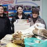 В Саратовской области активисты «Единой России» собрали более 800 кг макулатуры