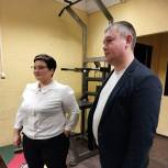 Секретарь Мончегорского местного отделения Андрей Рудаков посетил пара-клуб «Заполярный»
