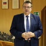 Депутат Мособлдумы Андрей Голубев проверил работу Центра поддержки семьям военнослужащим в Ступино